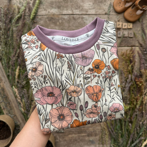 Poppy Field T-Shirt | Long Sleeve