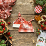 Red Gingham Knotted Hats | Ready To Post