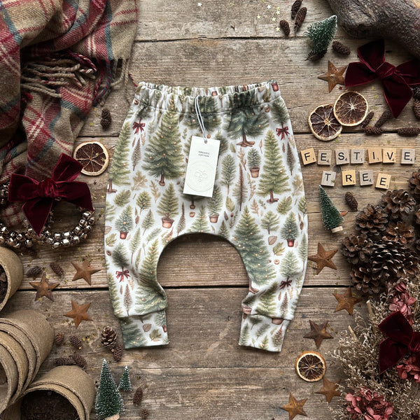 Ribbon Christmas Tree Harem Leggings | Ready To Post