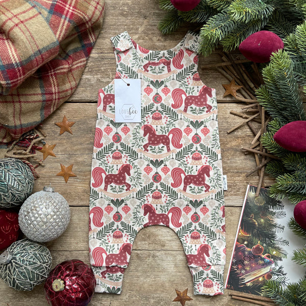 Rocking Horse Long Romper | Ready To Post