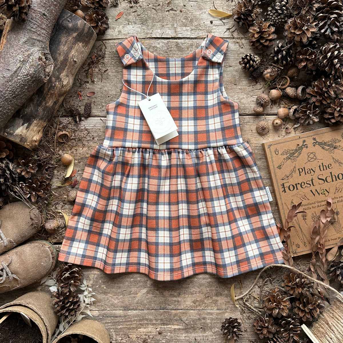 Rustic Plaid Dress LoveBeeBaby