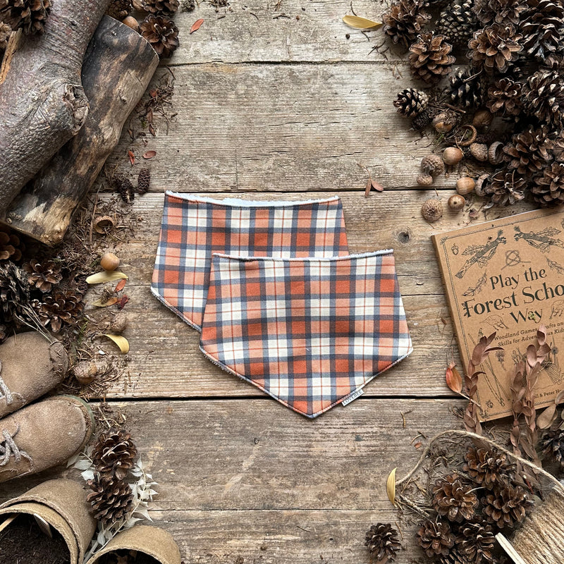 Rustic Plaid Dribble Bib | Ready To Post