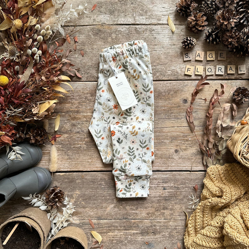 Sage Floral Slim Leggings | Ready To Post