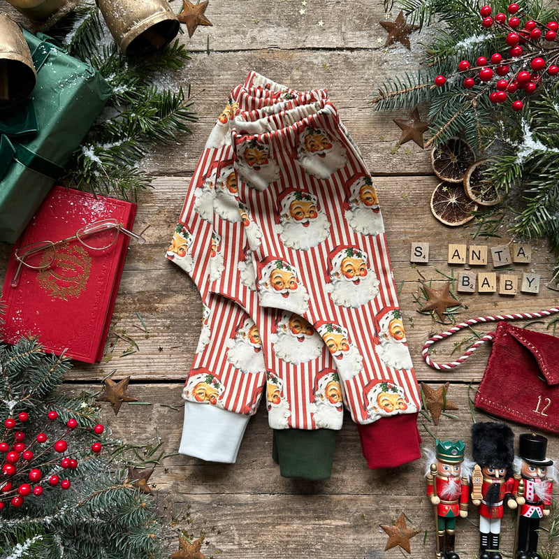 Santa Stripe Harem Leggings