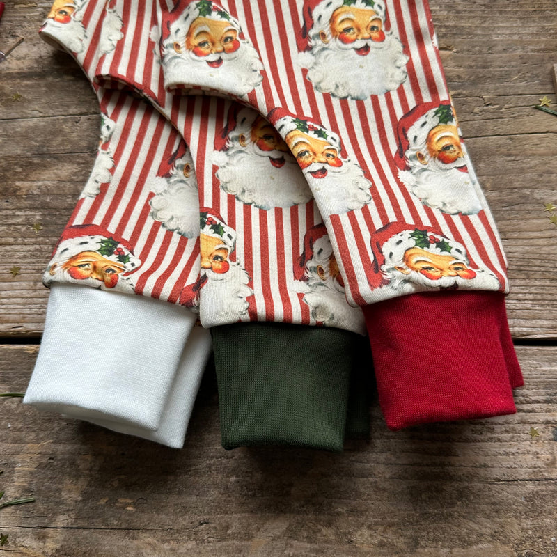 Santa Stripe Harem Leggings | Ready To Post