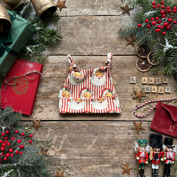 Santa Stripe Knotted Hats