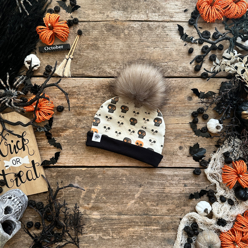 Skulls Bobble Hat | Ready To Post