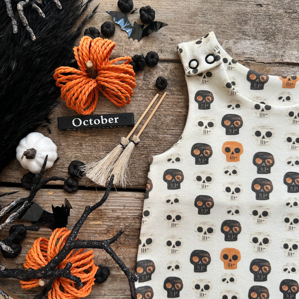 Skulls Bloomer Romper