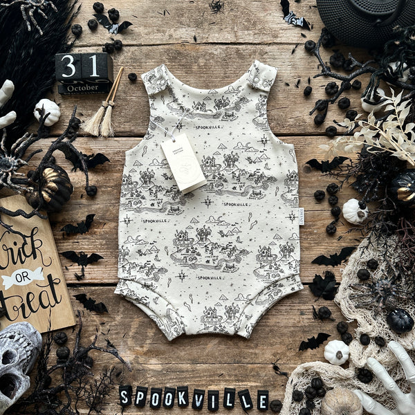 Spookville Bloomer Romper | Ready To Post