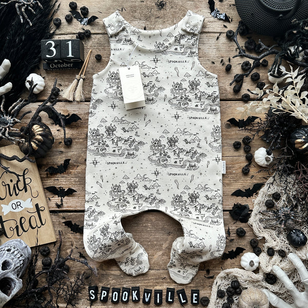 Spookville Footed Romper