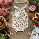 Strawberries Bloomer Romper | Ready To Post