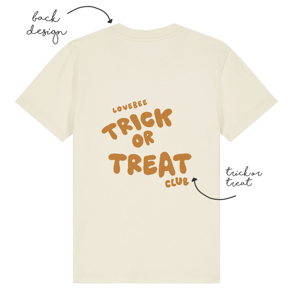 LoveBee Hoodie + T-shirts | Trick Or Treat | Natural Raw