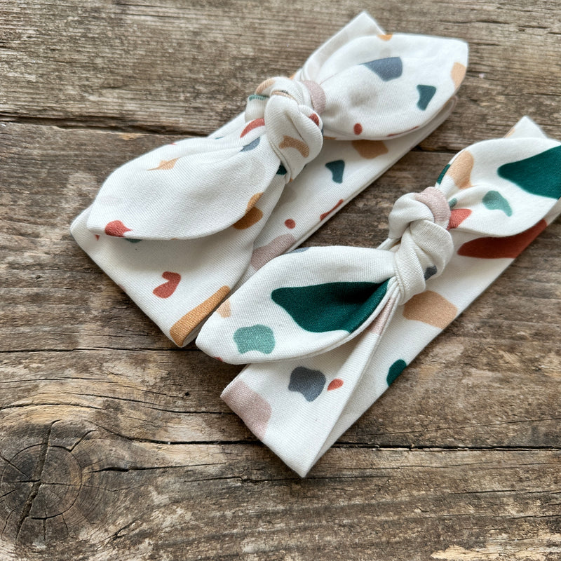 Terrazzo Knot Bow Headband | Ready To Post