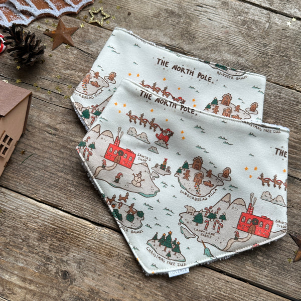 The North Pole Dribble Bib | Ready To Post