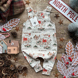 The North Pole Long Romper | Ready To Post