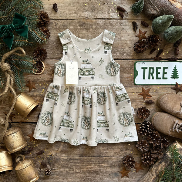 Truck And Wreath Dress