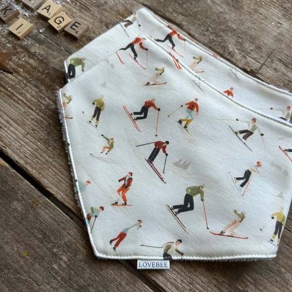 Vintage Ski Dribble Bib