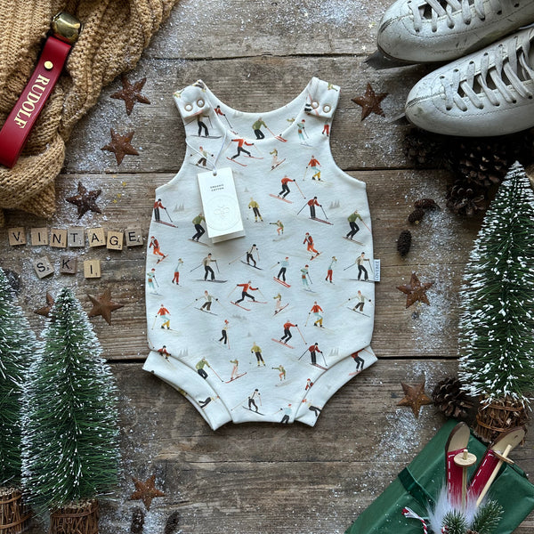 Vintage Ski Bloomer Romper