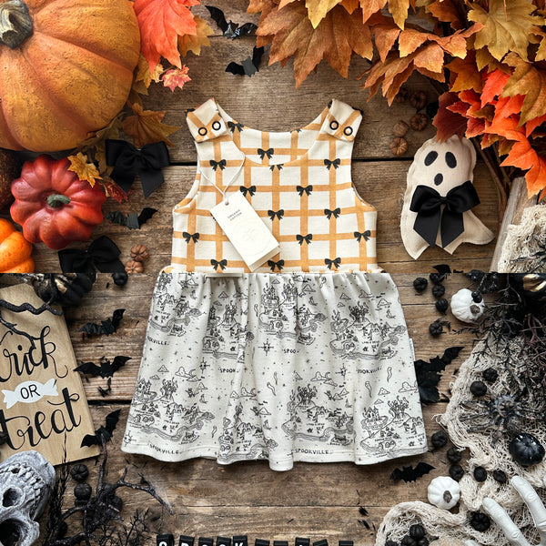 Spookville + Wednesday's Bow Hybrid Dress