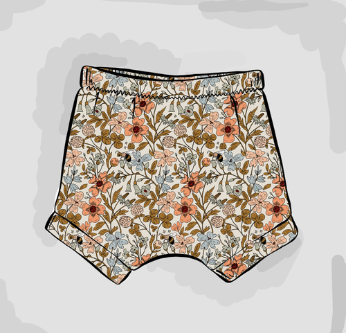 Wild Bee Cuffed Shorts