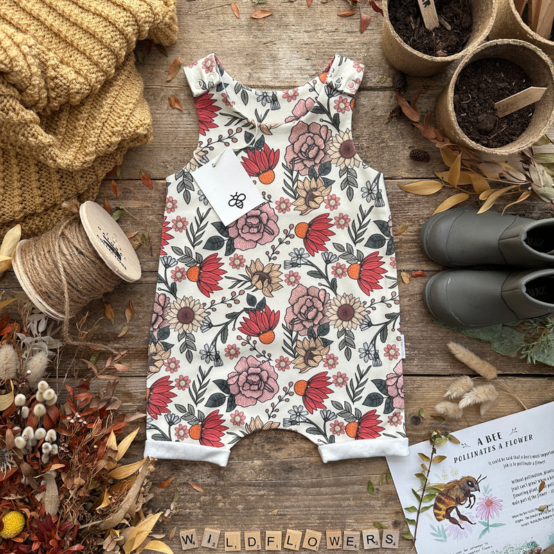 Wildflowers Short Romper | Ready To Post