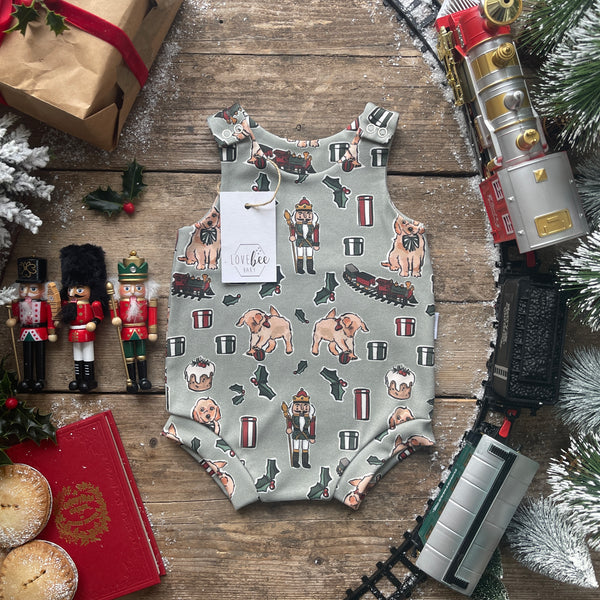 Yuletide Bloomer Romper | Ready To Post