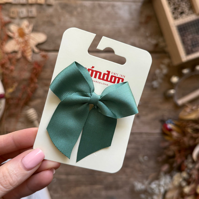 Grosgrain Hair Bow | Jade