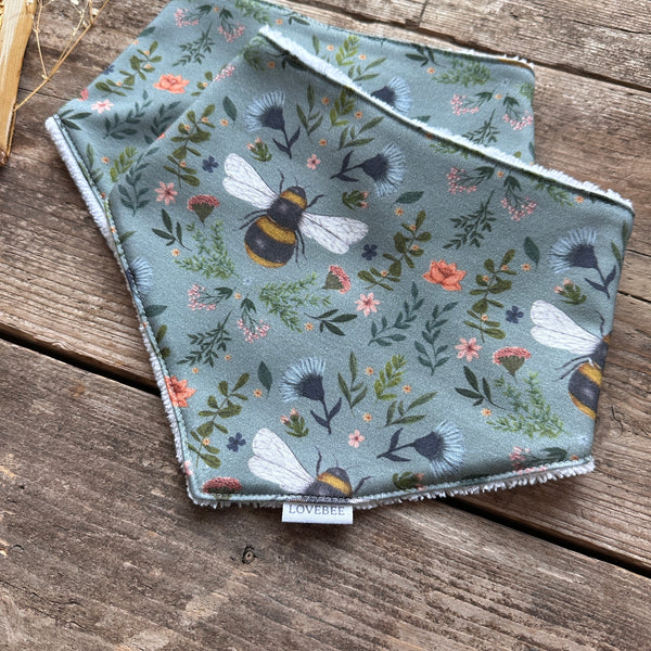 Forest Bee And Botanicals Dribble Bib | Ready To Post