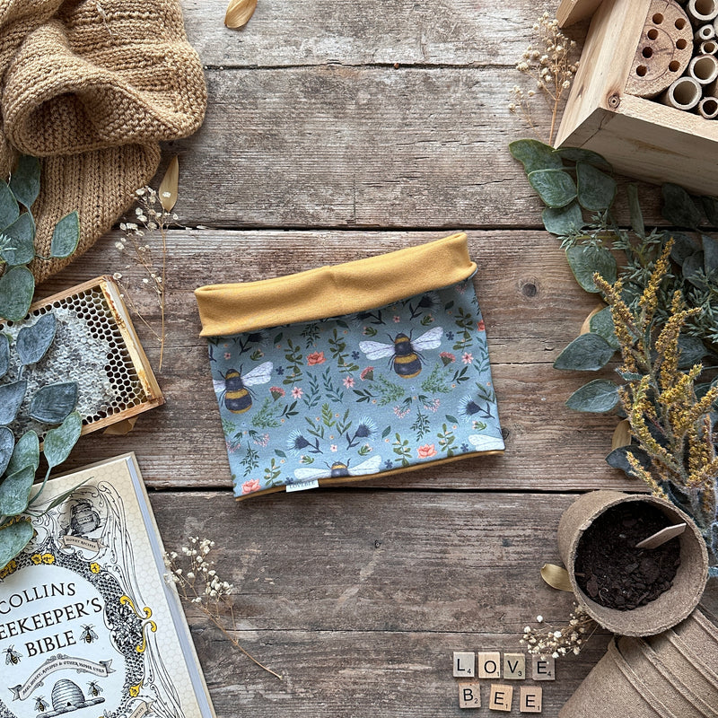 Forest Bee And Botanicals Printed Snood | Ready To Post