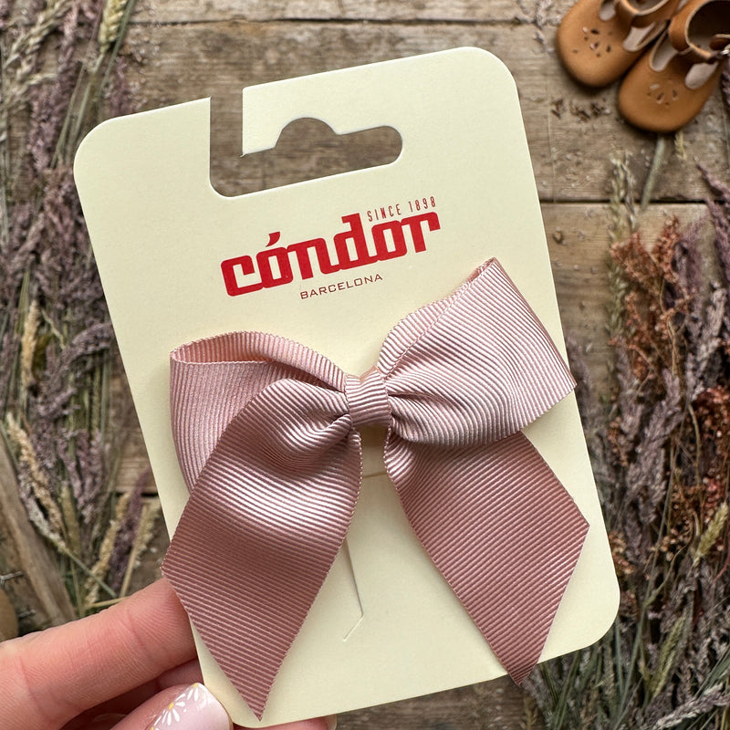 Grosgrain Hair Bow | Old Rose