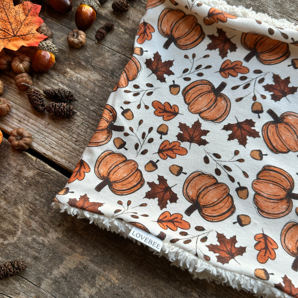 Rustic Pumpkins Printed Snood