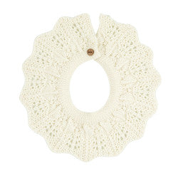 Link Stitch Openwork Collar | Beige