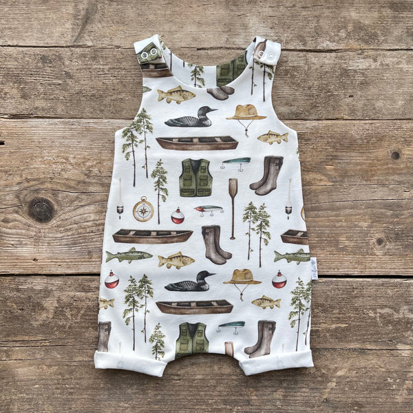 Fishing Fun Short Romper | Ready To Post