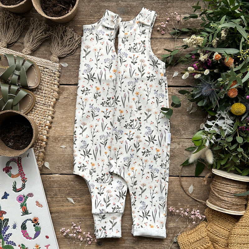 Ditsy Meadow Long Romper