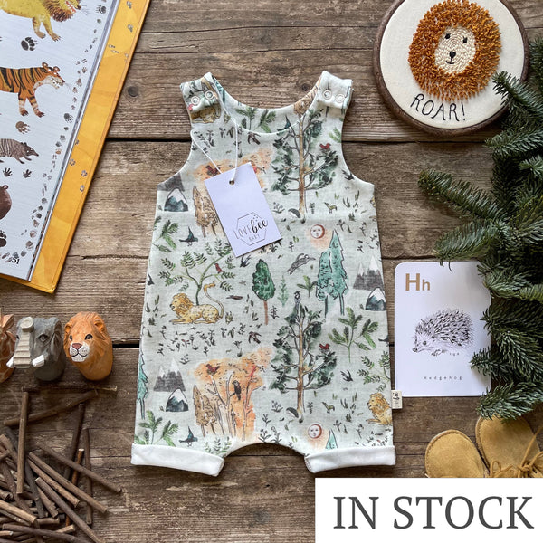 Menagerie Short Romper - 2-3 years - Available now